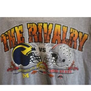 The Rivalry Graphic T-Shirt Michigan Vs Ohio St 100th Game Vintage 2003 XXL